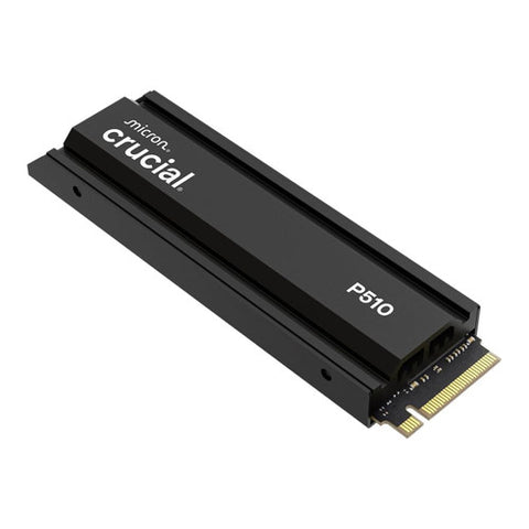 Crucial CT2000P510SSD5 P510 PCIe Gen5 NVMe 2TB SSD with Heatsink, Up to 10,000MB/s, Laptop & Desktop Solid State Drive