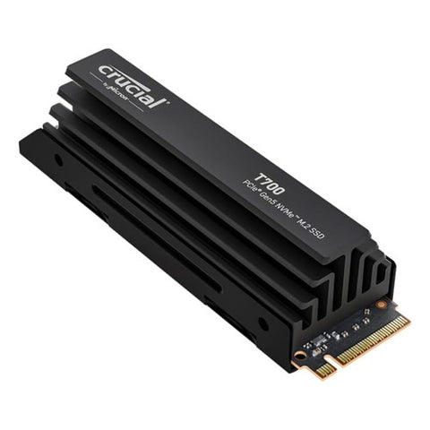 Crucial T700 GEN5 SSD M.2 2280 2TB PCIe 5.0 NVMe NAND TLC, Up to 12,400 MB/s, Internal SSD with Heatsink CT2000T700SSD5
