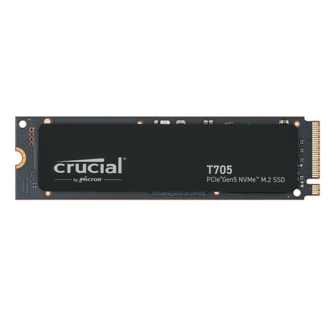 Crucial T705 2TB PCIe Gen5 NVMe M.2 SSD-Up to 14,500 MB/s -Game Ready-Internal Solid State Drive (PC) CT2000T705SSD3