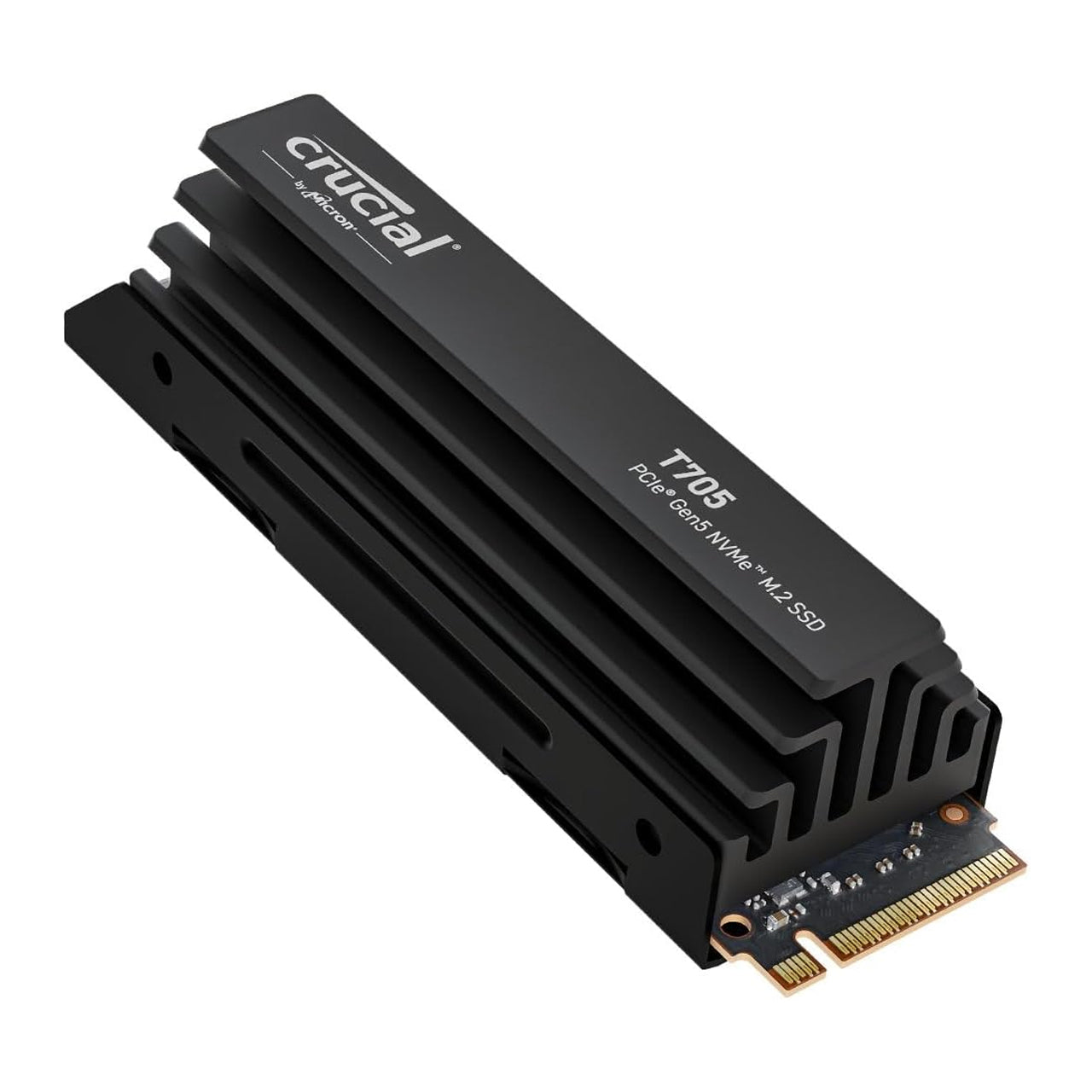 Crucial CT2000T705SSD5 T705 PCIe Gen5 NVMe 2TB SSD w/ Heatsink,Up to 14,500MB/s,TLC NAND,Solid State Drive, 1Mo Adobe CC