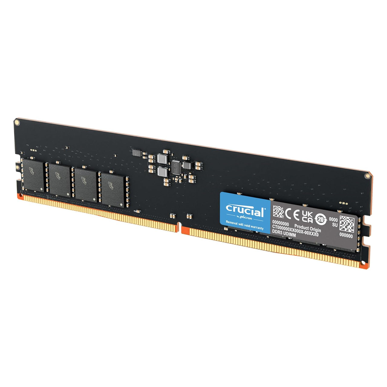Crucial RAM 32GB DDR5 5600MHz (5200MHz or 4800MHz) Desktop Memory CT32G56C46U5