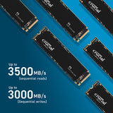 Crucial CT4000P3SSD8 P3 4TB PCIe 3.0 3D NAND NVMe M.2 SSD, up to 3500MB/s