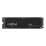 Crucial T700 GEN5 SSD M.2 2280 4TB PCIe 5.0 NVMe NAND TLC, Up to 12,400 MB/s, Internal Solid State Drive CT4000T700SSD3