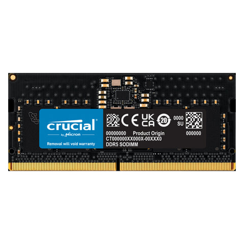 Crucial  CT8G56C46S5 8GB DDR5 RAM 5600MHz(5200MHz or 4800MHz) Laptop Memory