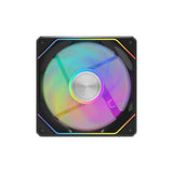 darkFlash G24, Single 120mm Magnetic ARGB PWM Case Fans, FDB Bearing, Magnetic Splice Design, Up to 2000RPM (No Cables Included) - Black