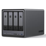 UGREEN NASync DXP4800, 4-Bay NAS with Intel N100 Quad-Core CPU 8GB DDR5 RAM, 2*2.5GbE, 4K HDMI,SD Card Reader (Diskless)