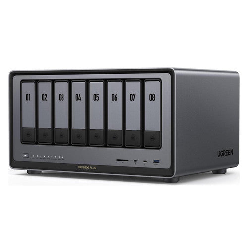 UGREEN NASync DXP8800 Pro, 8-Bay Thunderbolt NAS with Intel 10-Core i5 CPU 2*10GbE, 8K HDMI, 2*TBT4 ,SD Slot (Diskless)