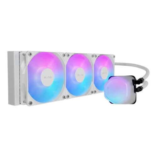 Cooler Master ELW-D36M-A21DA-RW  360 Elite CPU Liquid Cooler, aRGB,AMD Ryzen 9 AM5|4, Intel Ultra i9 LGA 1851|1700-White