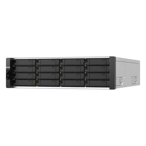 QNAP ES1686DC-R2-2142IT-128G-US 16-Bay 64GB Dual Active Controllers ZFS NAS and iSCSI/ IP-SAN.3U,SAS 12G ,4x10GbE(SFP+)
