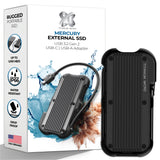 Titanium Micro Mercury 250GB External SSD Up to 1000MB/S NVMe USB 3.1 IP66 for PC Mac Android and Game Console