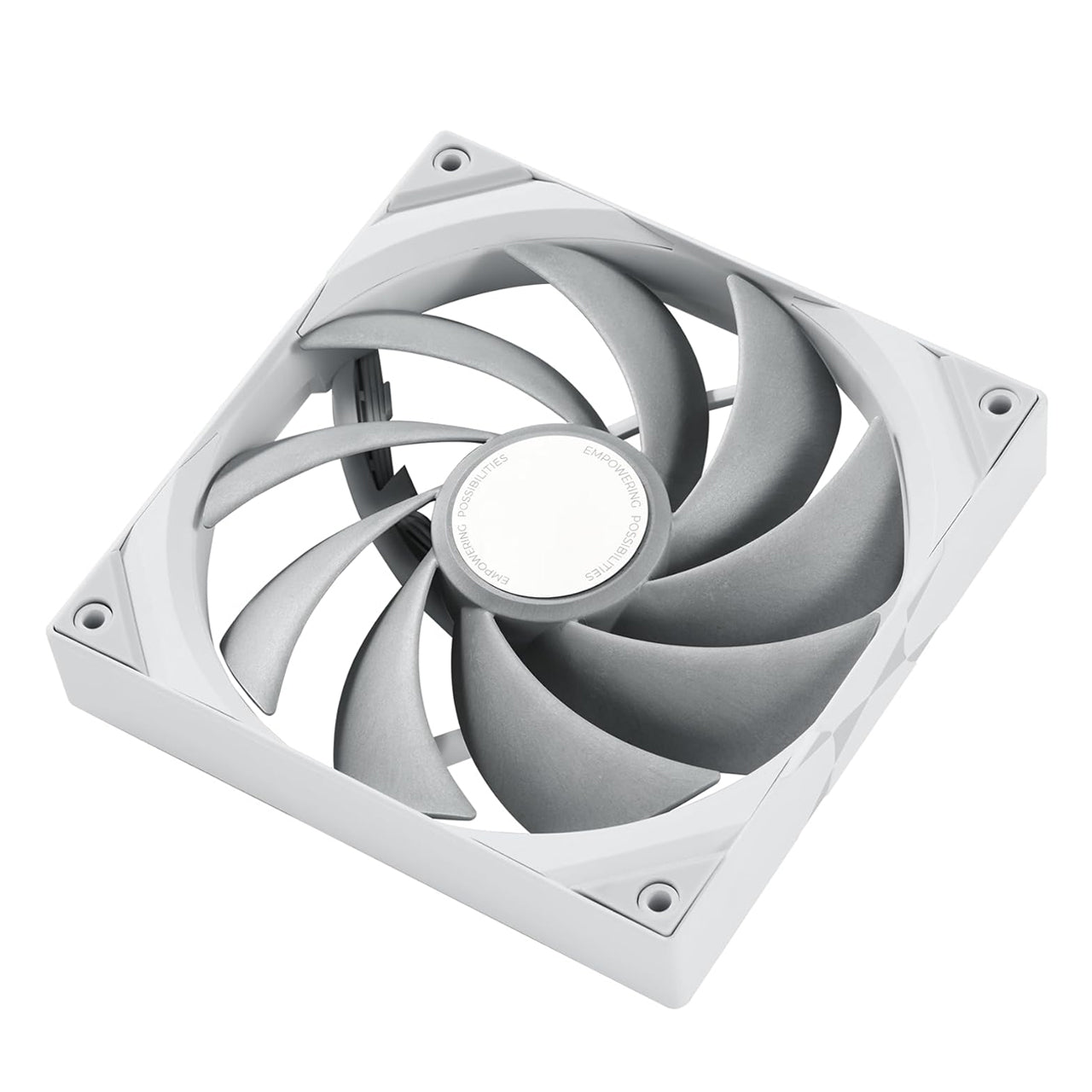 TRYX F-R120P-NN1M-G0W ROTA PRO 120mm 4-Pin PWM, LCP Material FDB, 2250RPM, High-Performance Quiet PC Fan - White