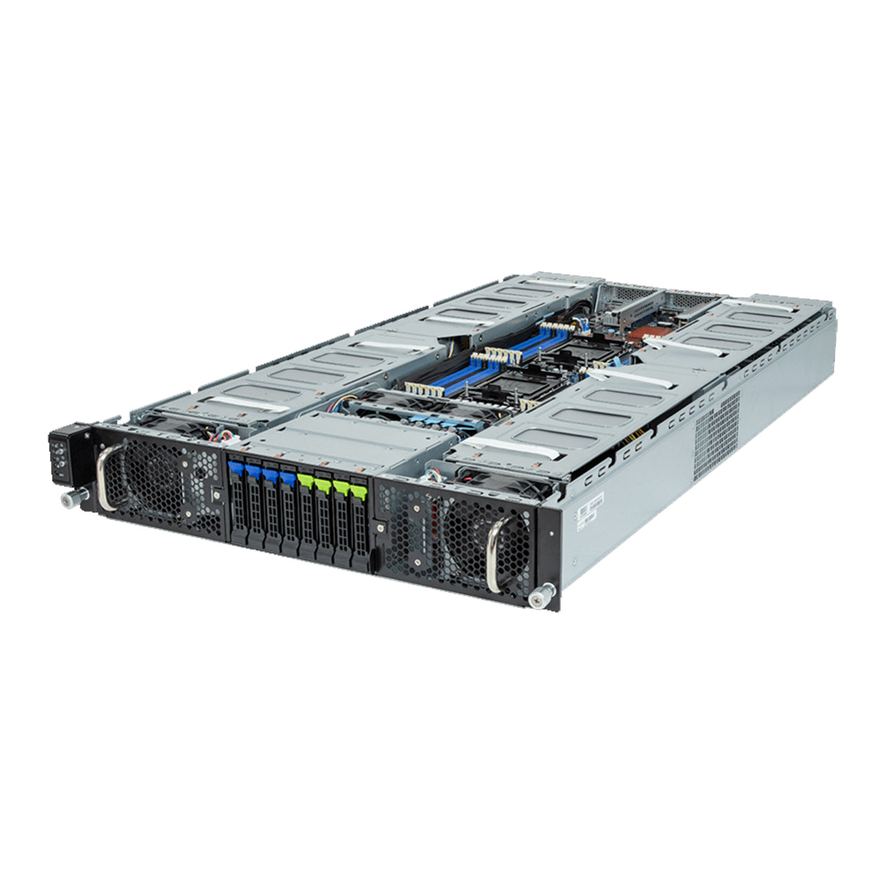 Gigabyte 2U HPC/AI Server - 5th/4th Gen Intel Xeon Scalable, Dual CPU, 4x PCIe Gen5 GPUs G293-S41 Rev. AAP1