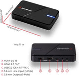 AVerMedia GC551G2 Live Gamer Extreme 3, Plug and Play 4K Capture Card for Gaming, Content Creating,Streaming,4Kp30 Capture