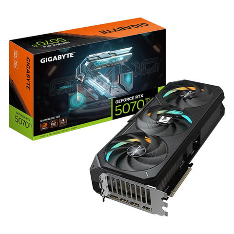 Gigabyte GeForce RTX 5070 Ti Gaming OC 16G 16GB 256-bit GDDR7, PCIe 5.0 Graphics Card GV-N507TGAMING OC-16GD