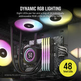 Corsair H170i Elite XT 420mm RGB Liquid CPU Cooler, IPS LCD Screen - AF140 RGB Fans, Fits Intel/AMD (Black) CW-9060076-WW