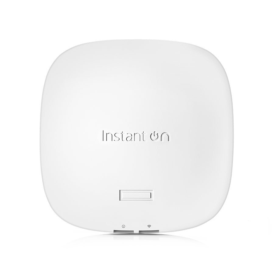 HPE Networking Instant On AP21 2x2 WiFi 6 Wireless Access Point | Single-Room, Secure, Smart Mesh Support | US Model | Power Source Not Included | S1T08A