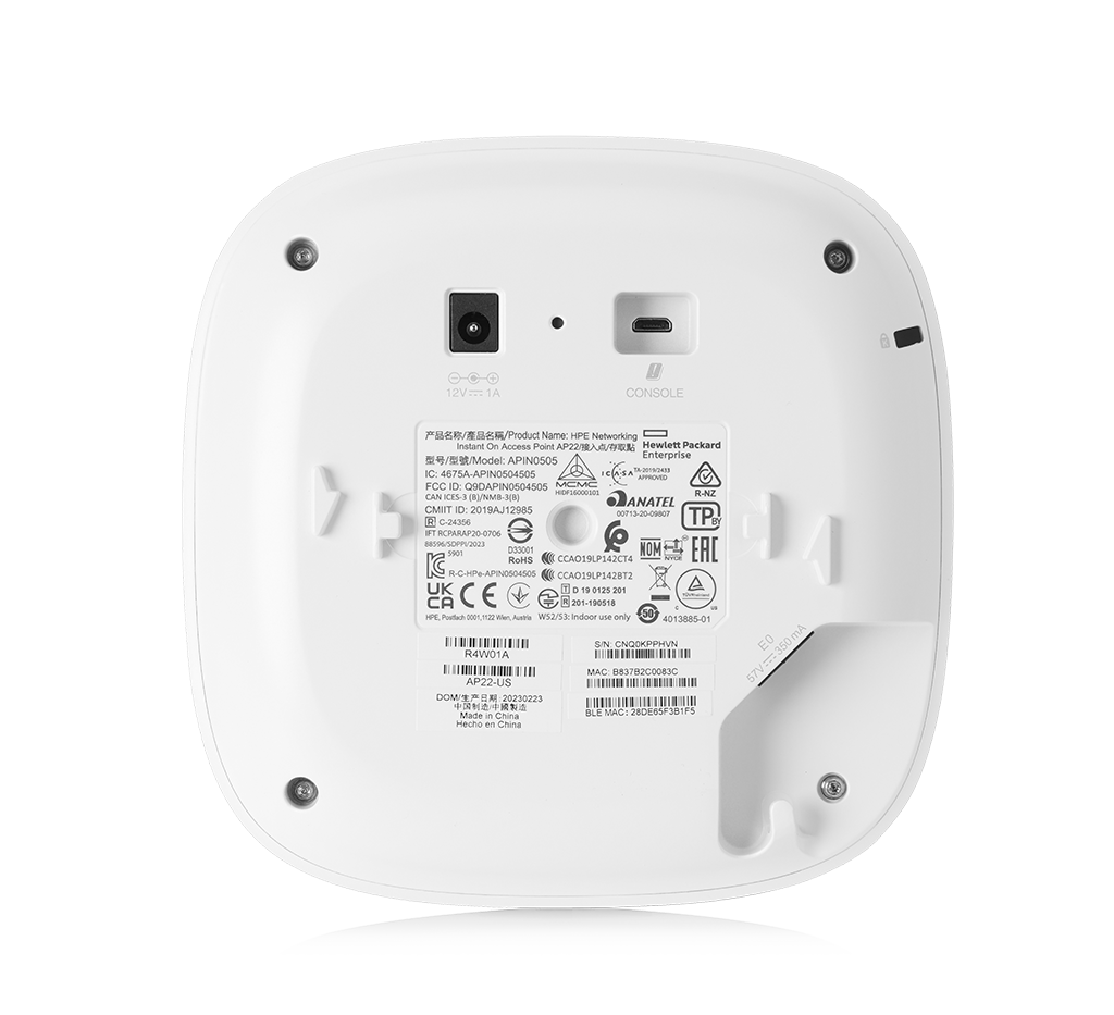 Aruba Instant On AP22 無線LANアクセスポイント 本体 HPE Networking