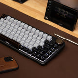 AZIO IK404 IZO Wireless Mechanical Keyboard with Red Switches in Black Willow
