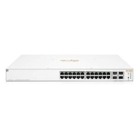 HPE Networking Instant On 1930 24-Port Gb Smart-managed Layer 2+ Ethernet Switch with PoE | 24x 1G | 4x SFP+ | 24x CL4 PoE 195W | US Cord | JL683B#ABA