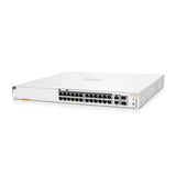 HPE Networking Instant On 1960 24-Port Gb 20P Class 4 PoE|4P Class 6 PoE Smart Switch(370W)-24x1G|2X SFP+|2X10 GBase-T | JL807A#ABA