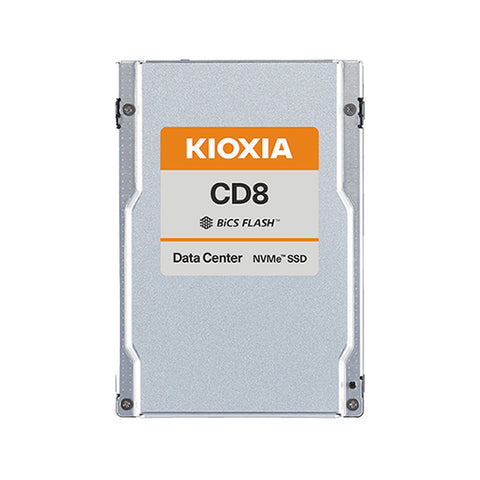 Kioxia CD8-V Data Center SSD 1.6TB 2.5" U.2/U.3 15mm PCIe 4 x 4 NVMe 3D TLC 3DWPD KCD8XVUG1T60