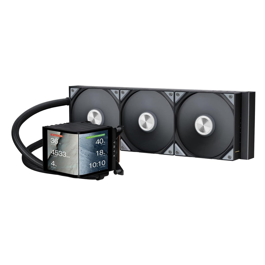TRYX L-P360N-DS3M-G1K Panorama 360 6.5'' AMOLED Curved Screen 3D AIO Cooler (Black)