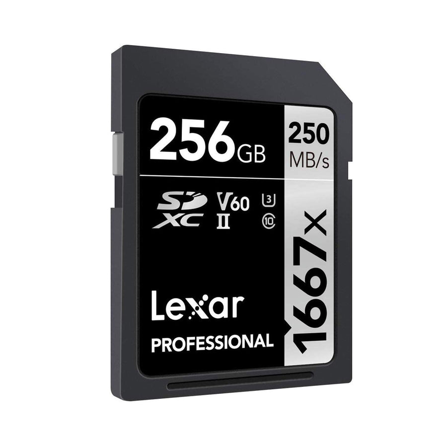 Lexar LSD256CBNA1667 Professional 1667X 256GB SDXC Uhs-II/U3 Memory Card