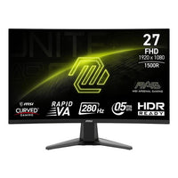 MSI 27-inch 1920 x 1080 (FHD) Curved Monitor, 280Hz, HDMI, DisplayPort, VGA Port, VESA Mountable, Speaker (Black) MAG 276CXF