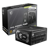 MSI PCIE 5 Gaming Power Supply 1000W 80 Plus Gold Certified, ATX 3.1 & PCIE 5.1 Ready, Full Modular, ATX PSU MAG-A1000L