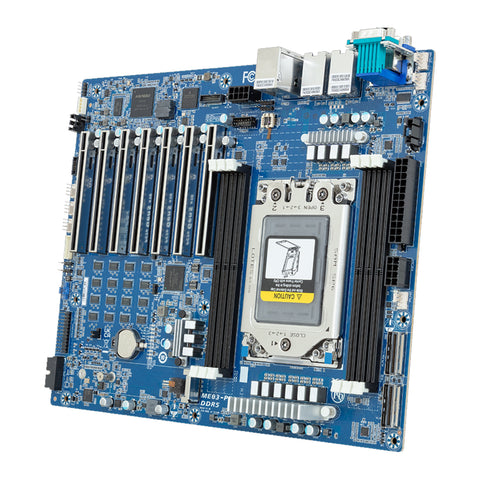 Gigabyte ME03-PE0 Rev. 1.x Server Motherboard -  AMD EPYC 8004,  DDR5, 3 Gen5 PCIe,  2x 1GbE LAN, ATX