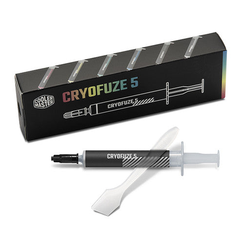 Cooler Master CryoFuze 5 Thermal Paste, Nanoparticles, CPU/GPU Temp-50°C to 240°C for CPU, GPU Coolers (White) MGY-ADSW-N03G-R1