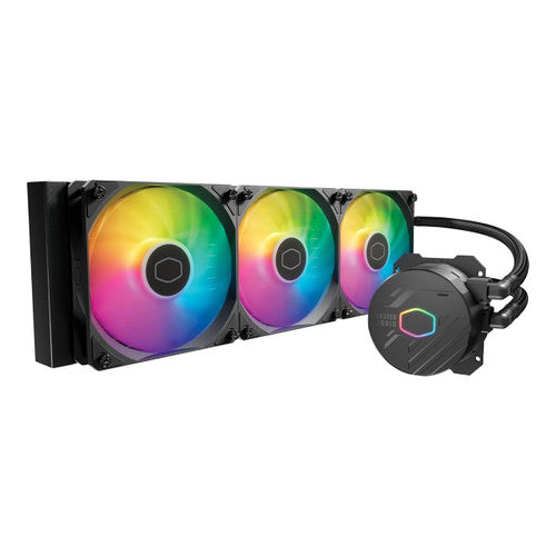 Cooler Master MLW-D36M-A18PZ-R1 MasterLiquid 360L Core 360mm AIO ,ARGB compatible AMD AM5/,4 ,Intel LGA1700/1200 Black