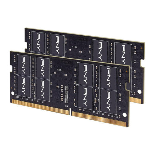 PNY MN64GK2D43200-TB 64GB (2 x 32GB) 260-Pin DDR4 SO-DIMM DDR4 3200 (PC4 25600) Memory - Notebook Memory