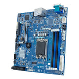 Gigabyte Workstation Motherboard - Intel Xeon E-2400,  C262 Chipset, DDR5 ECC,  Dual 1GbE LAN, microATX MX34-BS0 Rev. 1.x