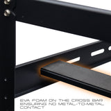 12GPU Mining Rig Frame - The Sluice V2 Steel Open Frame Mining Rig Case, Stackable Chassis for Crypto Coin Currency - Frame Only (Black) AAAIRMC12