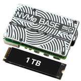 Pimoroni NVMe Base M.2 HAT PCIe Extension w/ 1 TB M.2 2280 Internal Solid State Drive SSD