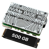 Pimoroni NVMe Base M.2 HAT PCIe Extension w/ 512 GB M.2 2280 Internal Solid State Drive SSD