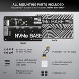 Pimoroni NVMe Base M.2 HAT PCIe Extension w/ 2TB M.2 2280 Internal Solid State Drive SSD