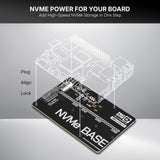 Pimoroni NVMe Base M.2 HAT PCIe Extension w/ 2TB M.2 2280 Internal Solid State Drive SSD