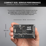 Pimoroni NVMe Base Duo M.2 HAT PCIe Extension w/ (2-Pack) of 500 GB M.2 2280 Internal Solid State Drive SSD