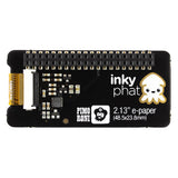 Pimoroni PIM368 Inky pHAT (ePaper/eInk/EPD) A low-energy, high-falutin, electronic paper display for  Pi– Black/White