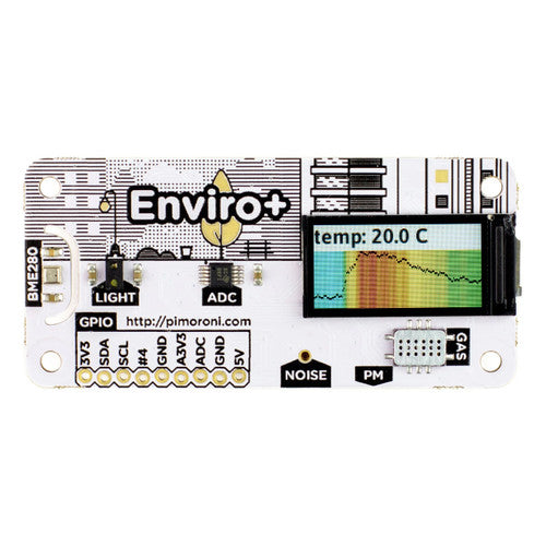 Pimoroni PIM458 Enviro + Air Quality for Raspberry Pi