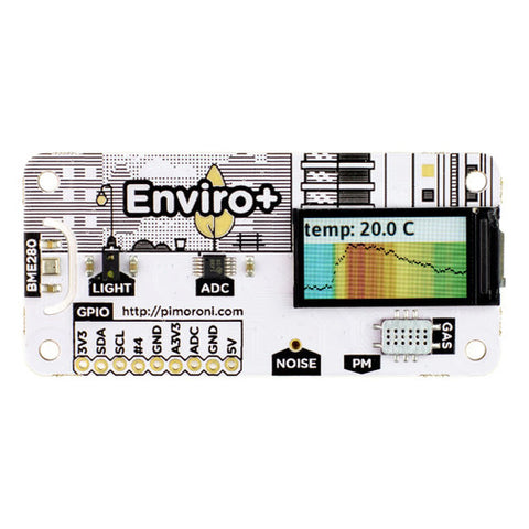 Pimoroni PIM458 Enviro + Air Quality for Raspberry Pi