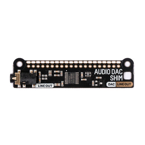 Pimoroni PIM542 Audio DAC SHIM (Line-Out) slimline way to hook up a hi-fi amp or powered speakers to your Raspberry Pi