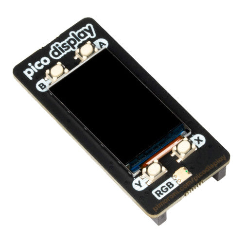 Pimoroni PIM543 Pico Display Pack 1.14" IPS LCD screen for your Raspberry Pi Pico,with four useful buttons and a RGB LED