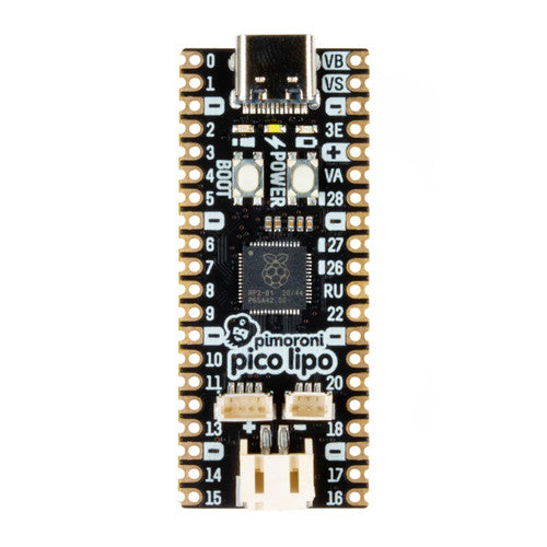Pimoroni PIM560 Pico LiPo – 16MB RP2040-powered microcontroller USB-C