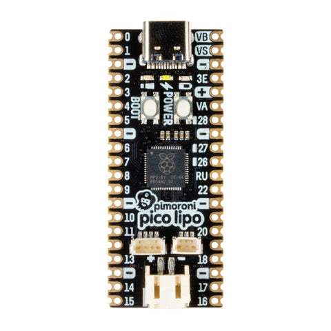 Pimoroni PIM560 Pico LiPo – 16MB RP2040-powered microcontroller USB-C