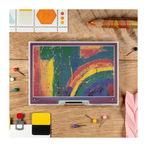 Pimoroni PIM600 4"Inky Impression(7-Colour w/ black white red green blue yellow orange.ePaper displays/eInk HAT) Display