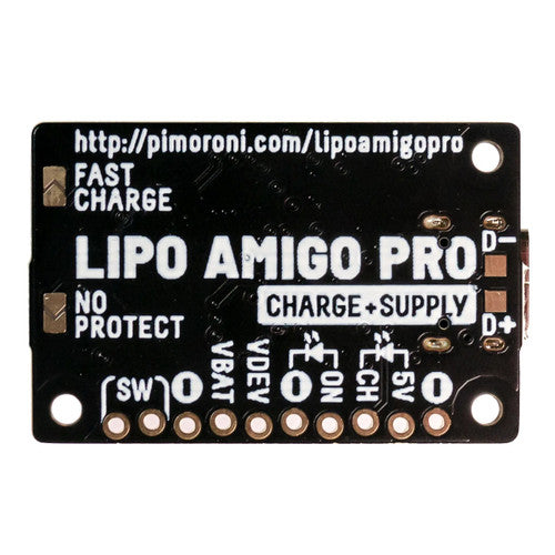 Pimoroni PIM612 LiPo Amigo (LiPo/LiIon Battery Charger) – LiPo Amigo Pro, convenient USB-C