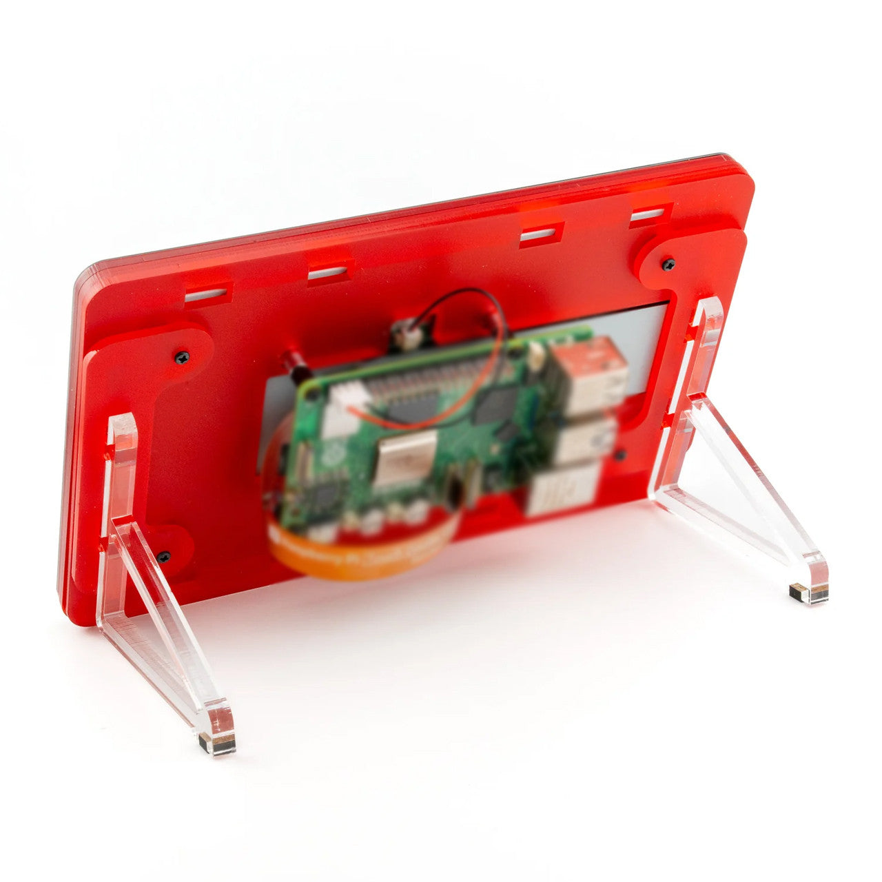 Pimoroni PIM756 Pibow Frame for Raspberry Pi Touch Display 2 (Coupe Red)